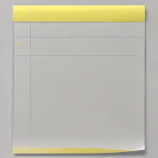 sticky note with transparent background