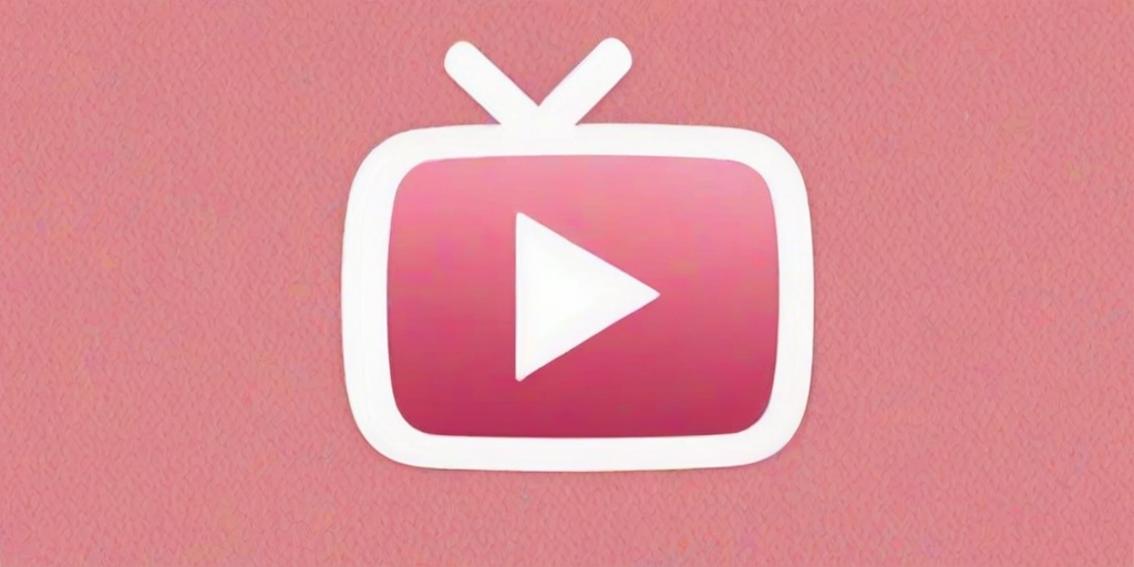 pink youtube logo