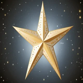 christmas star clipart
