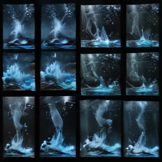 water transparent background