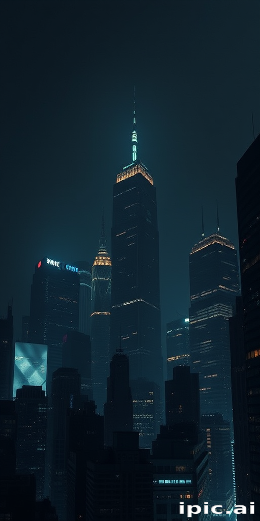 dark city background