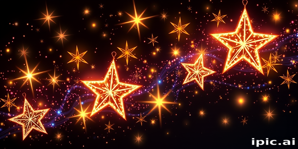 sparkling stars png
