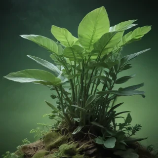 sage green backround