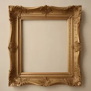 fancy gold frame
