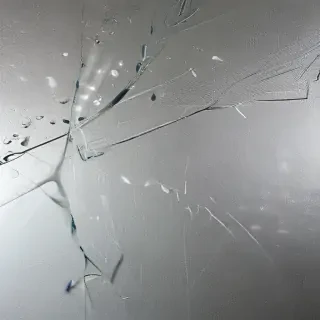 broken glass overlay