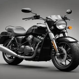 motorcycle clipart black and white