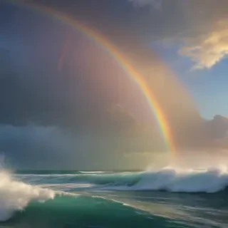 rainbow backround