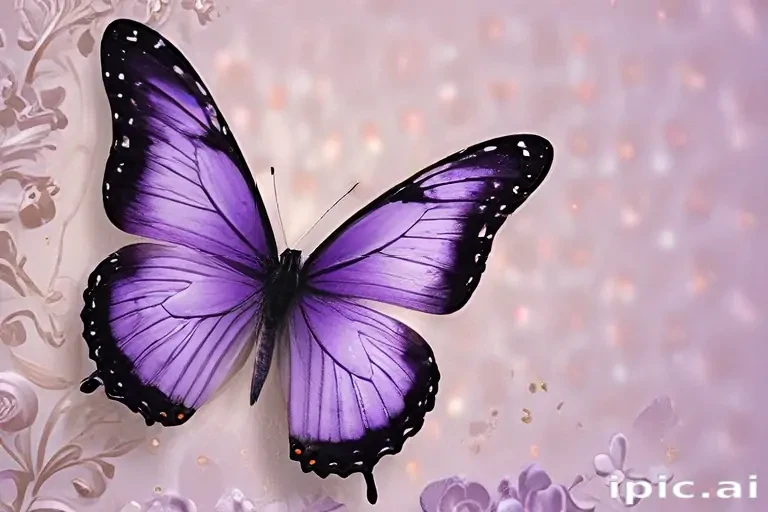 purple butterfly wallpaper aesthetic