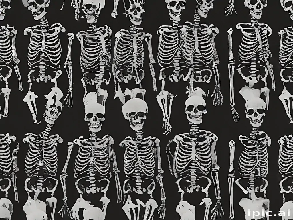 skeleton background