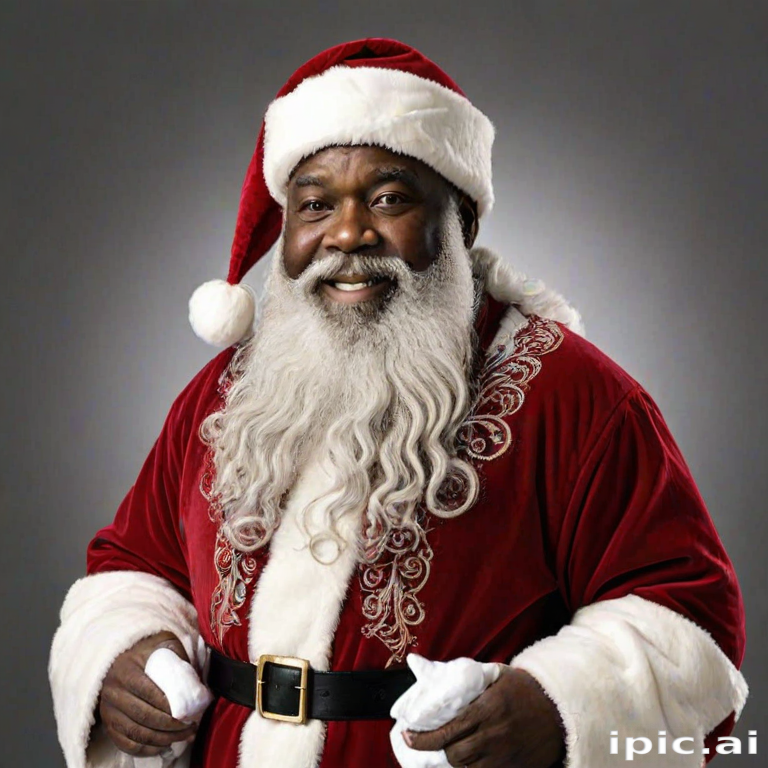 black santa png
