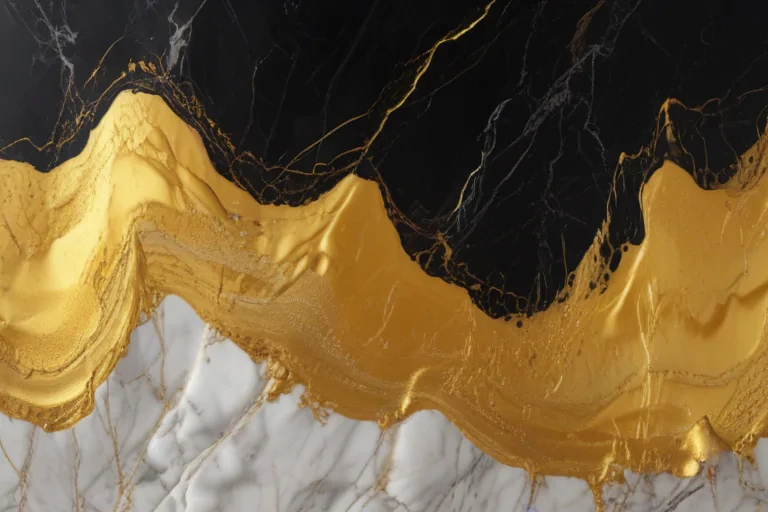 black and gold marble background