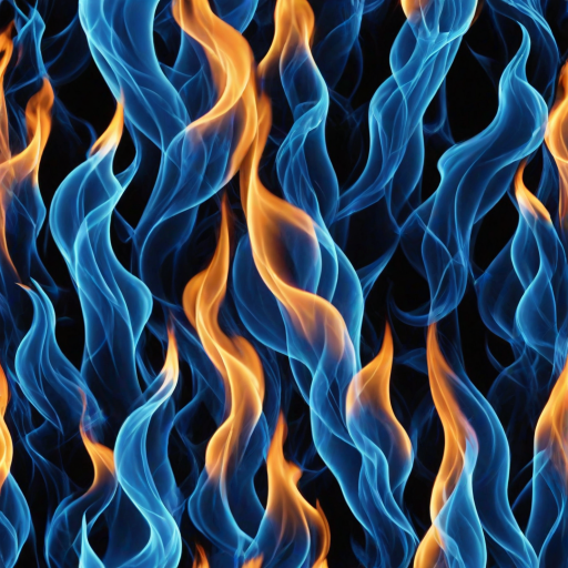 blue flame background