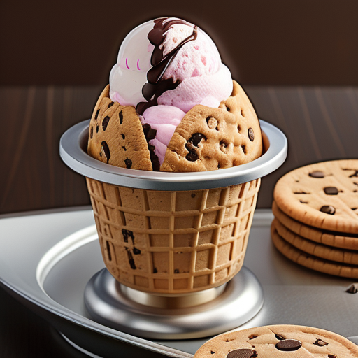 cookie flavored ice cream holder