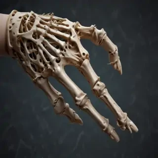 skeleton hand png