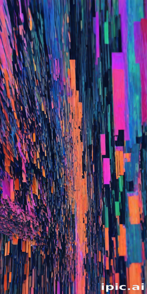glitchy background