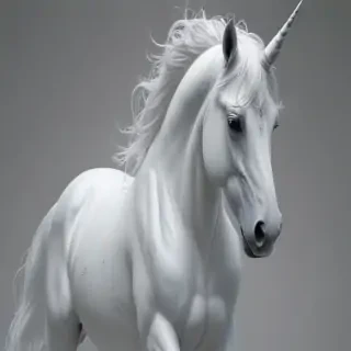 unicorn outline