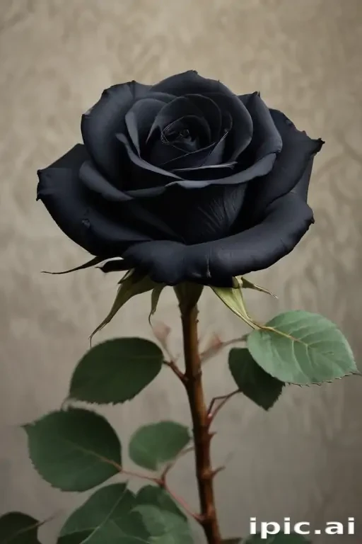 aesthetic black rose wallpaper