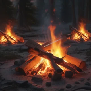 camp fire png