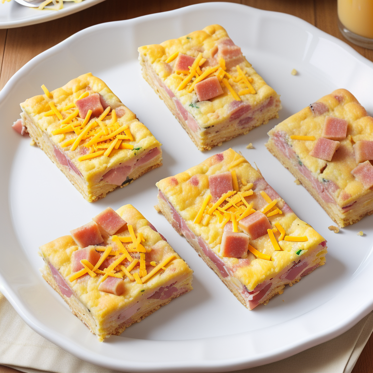 ham and cheese breakfast bars