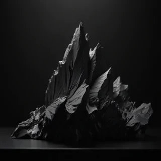 black bg aesthetic