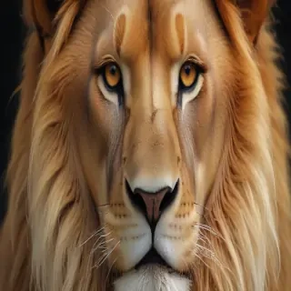 transparent lion