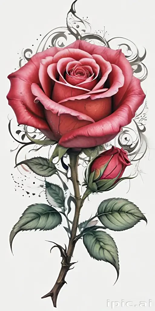 rose tattoo png