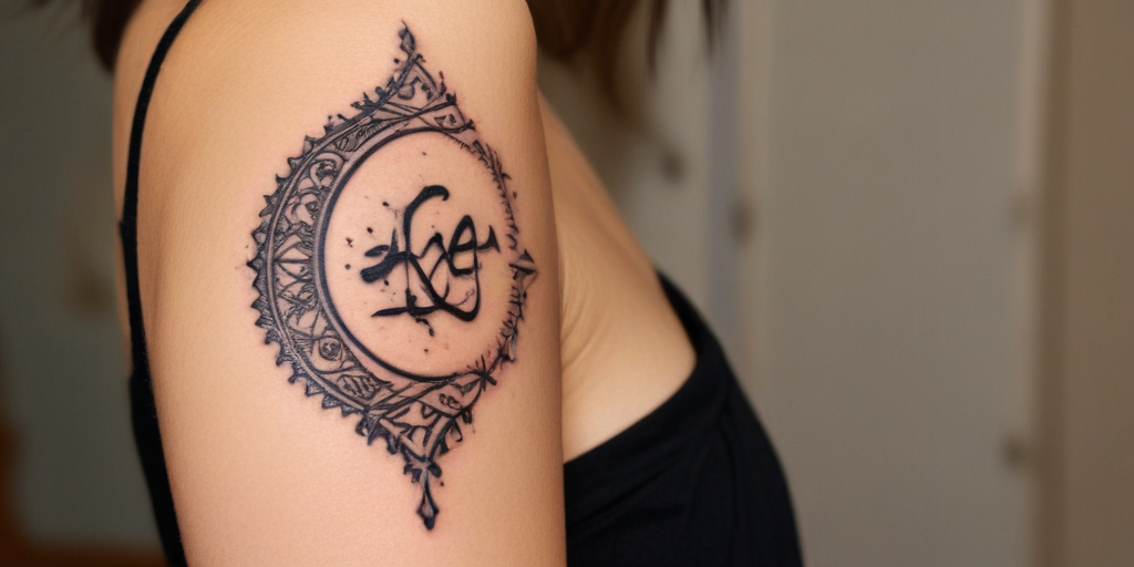 selena gomez arabic tattoo