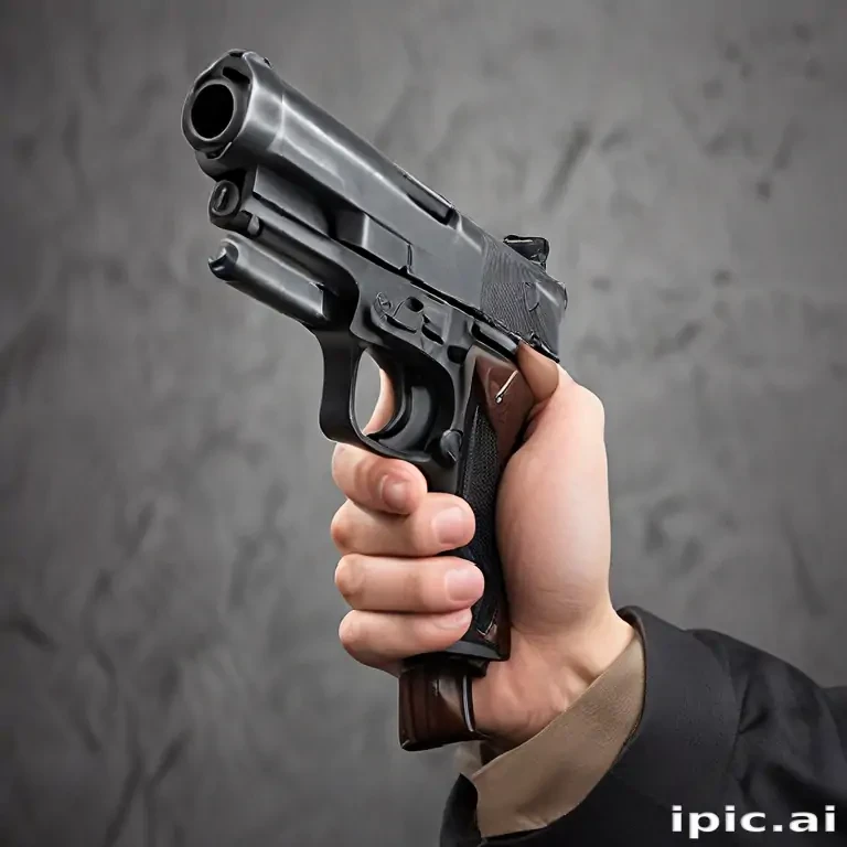 hand with gun png