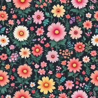 pixel flowers