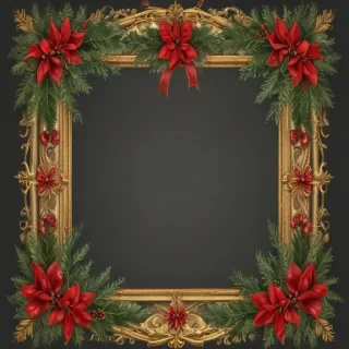 christmas frame clip art