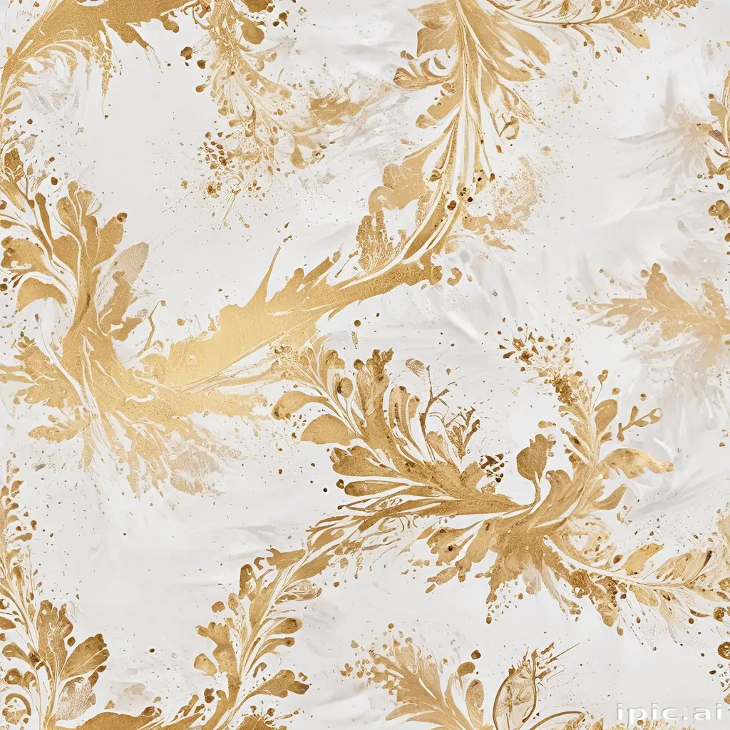 gold and white background