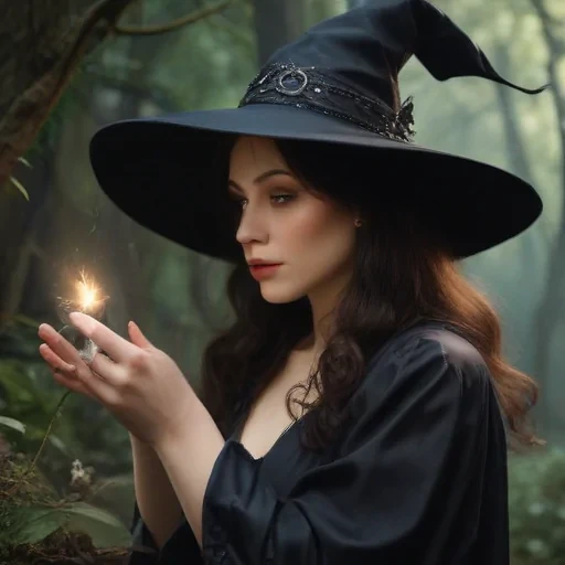 vintage witch art