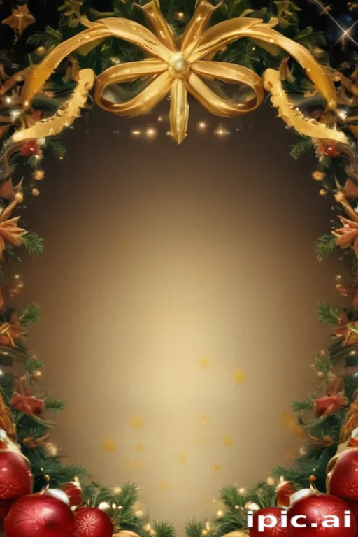 christmas background frame