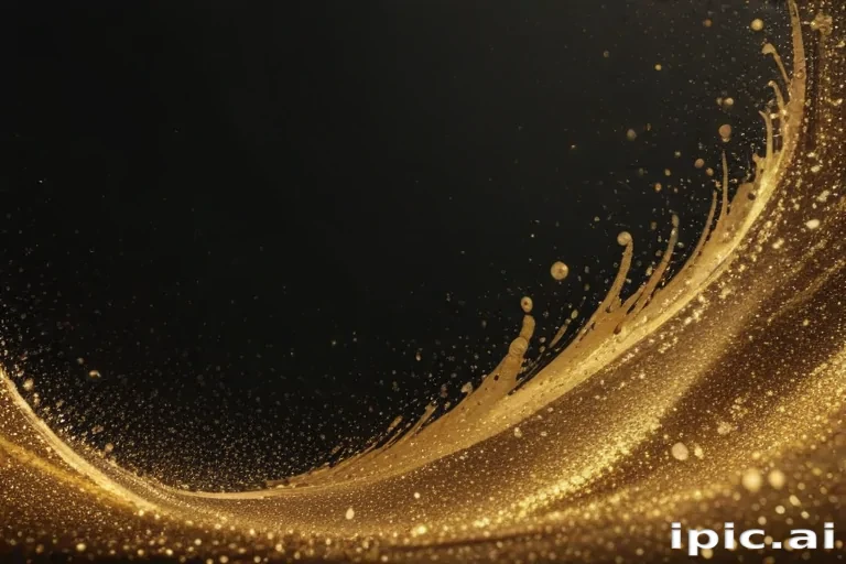gold glitter png