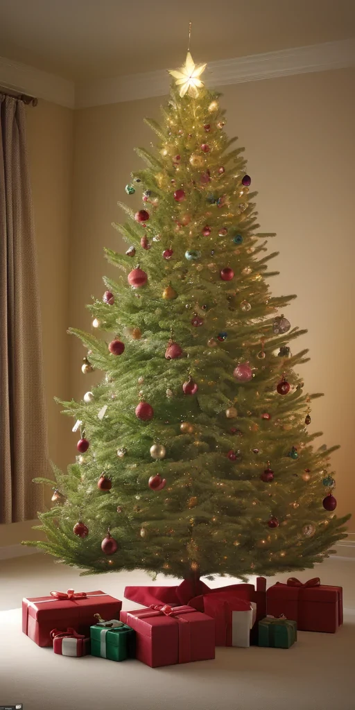 beautiful christmas tree wallpaper