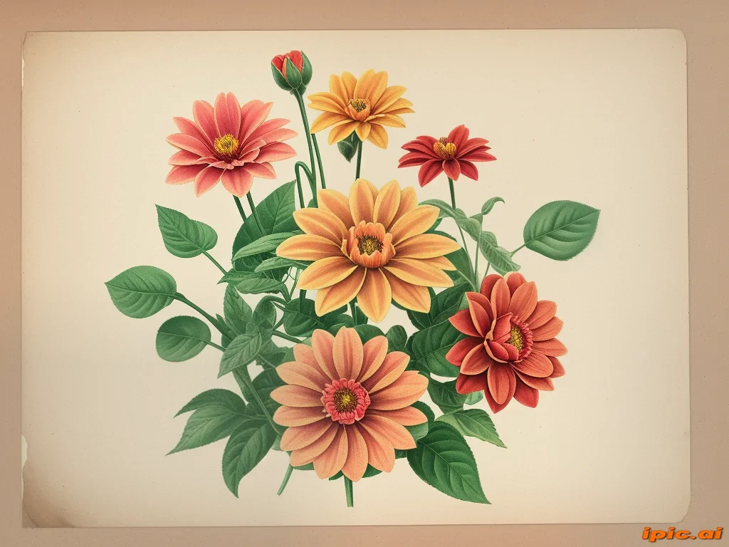 vintage flower illustration