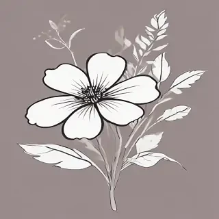 flower outline png