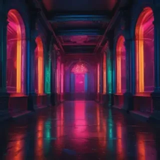 neon colored backgrounds