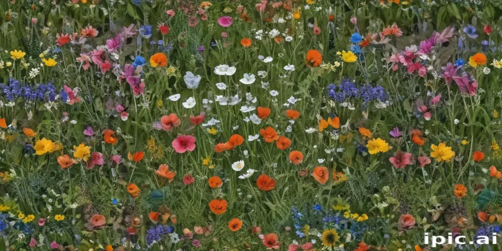 wildflowers transparent background