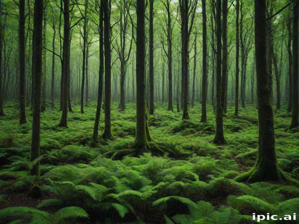 green forest aesthetic