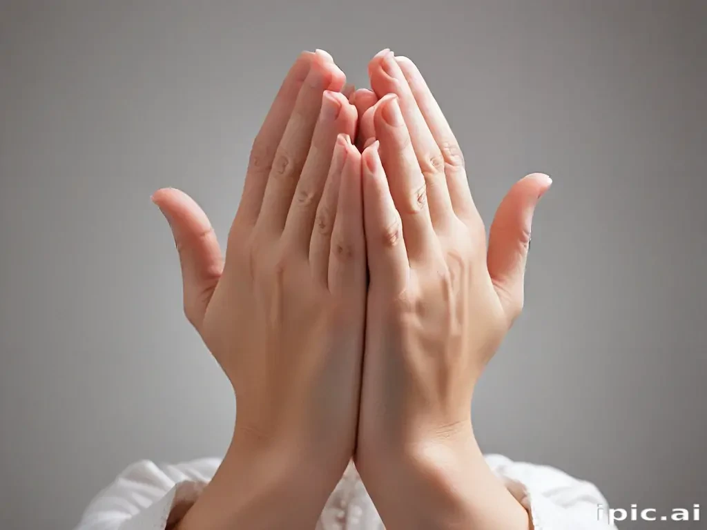 prayer hands transparent background