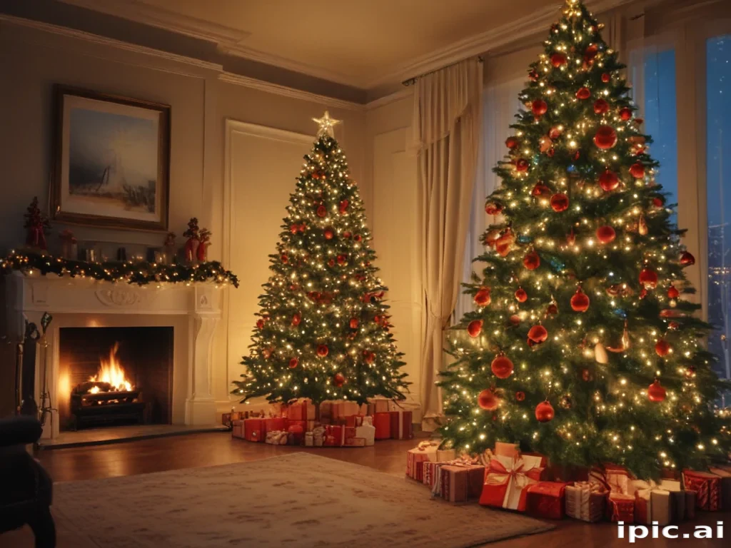 aesthetic christmas background