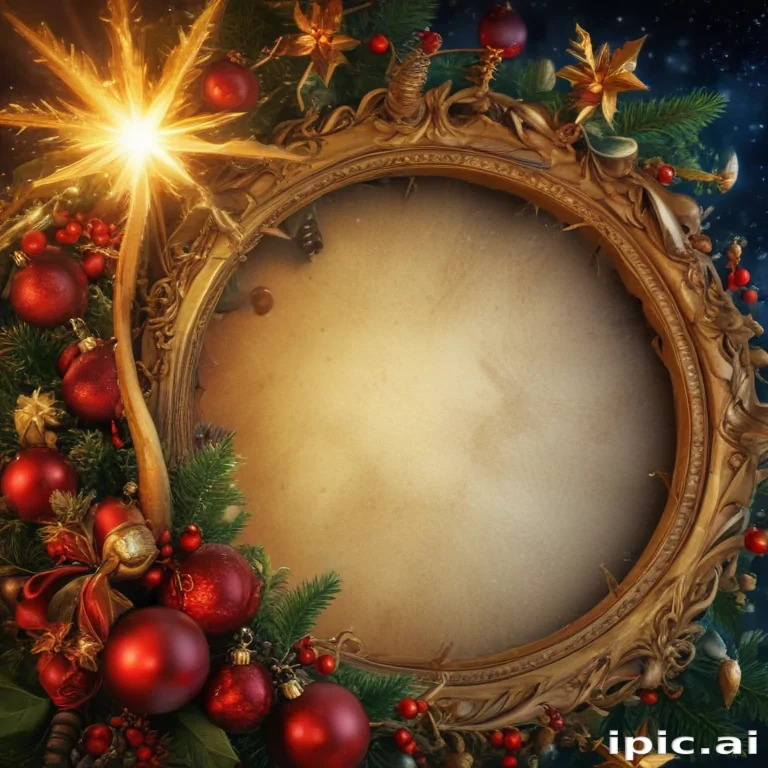 christmas background frame