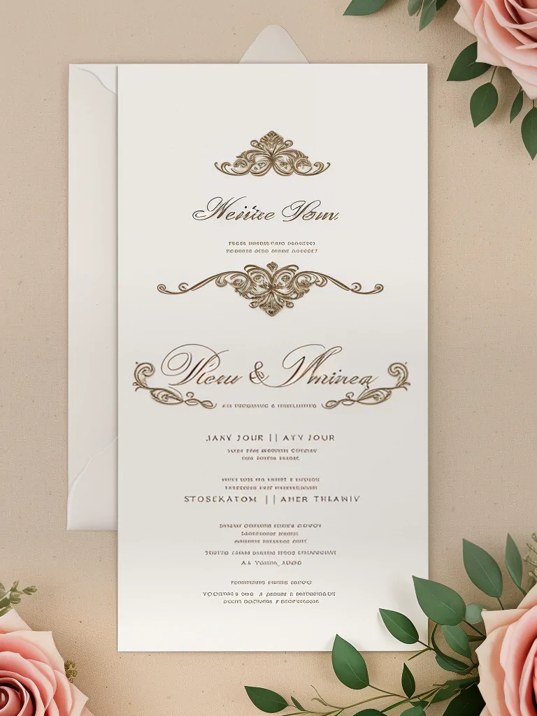 wedding invitation mockups