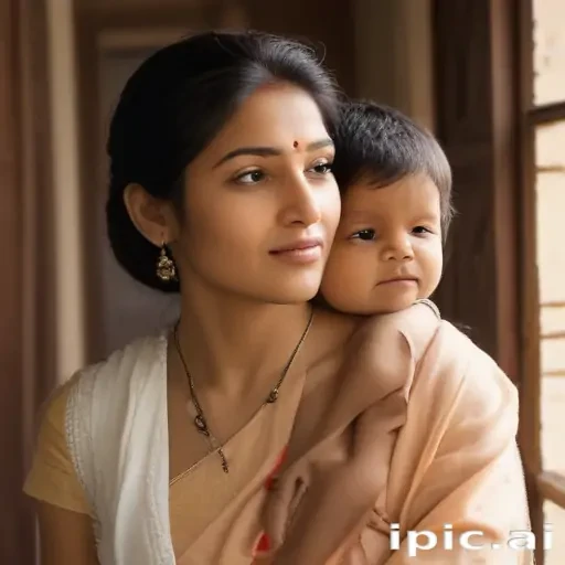 indian son with mom