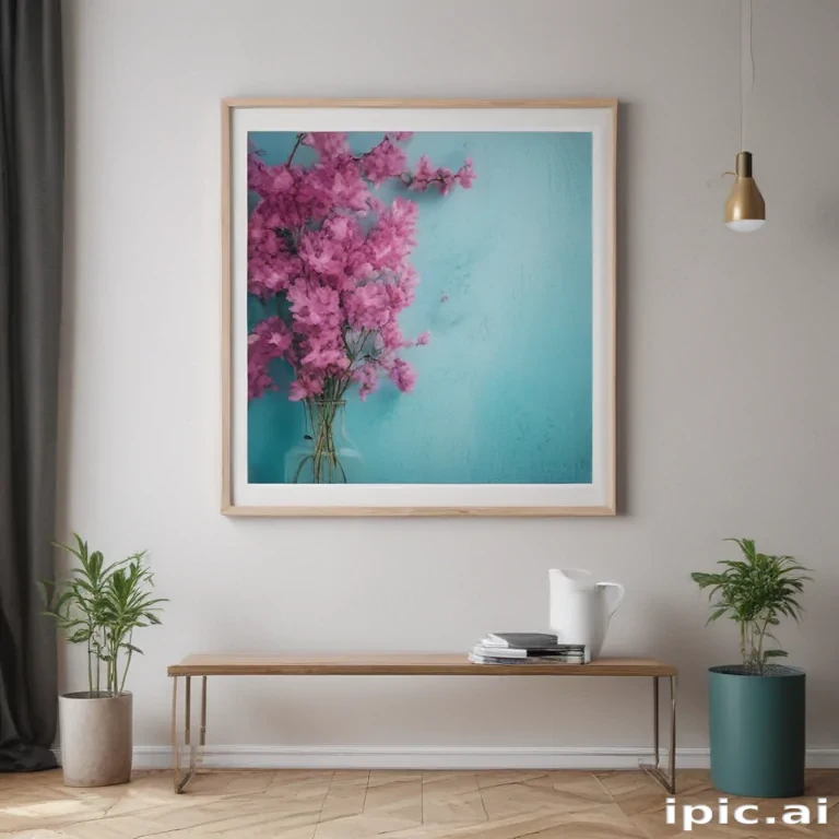 free wall art mockup