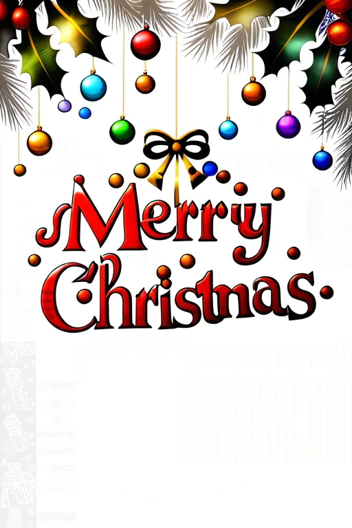 transparent merry christmas