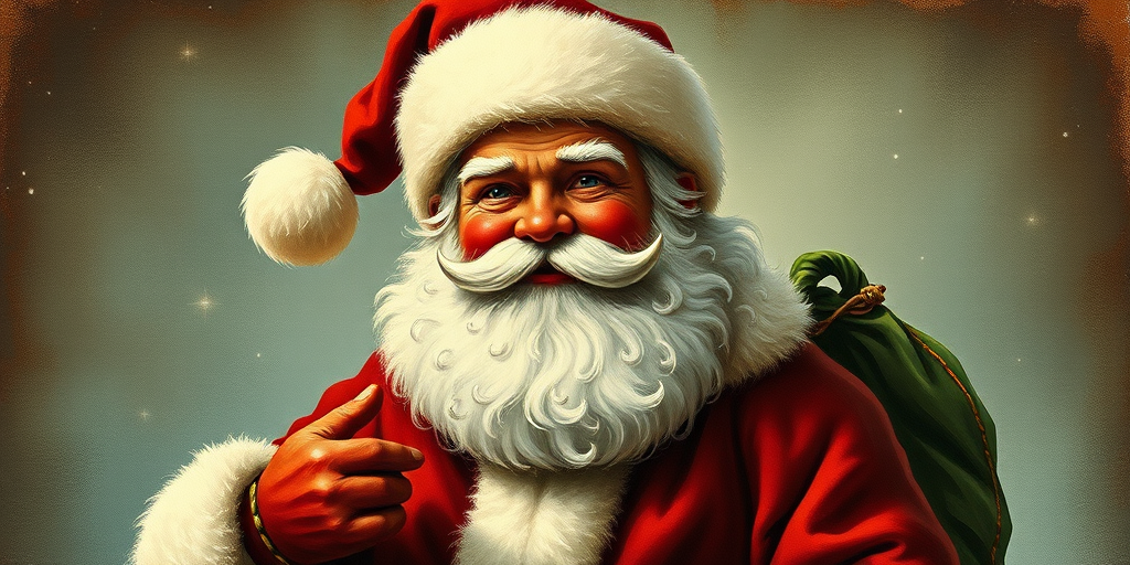 vintage santa images free