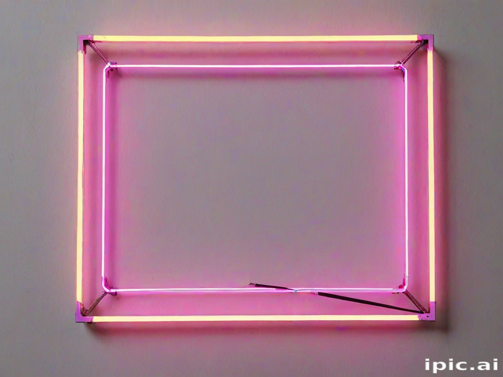 neon frame