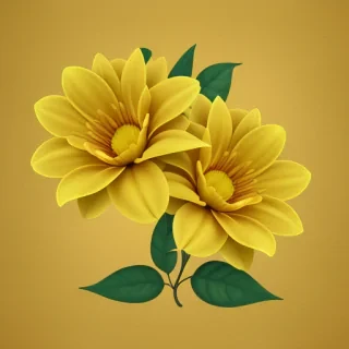 yellow flowers png